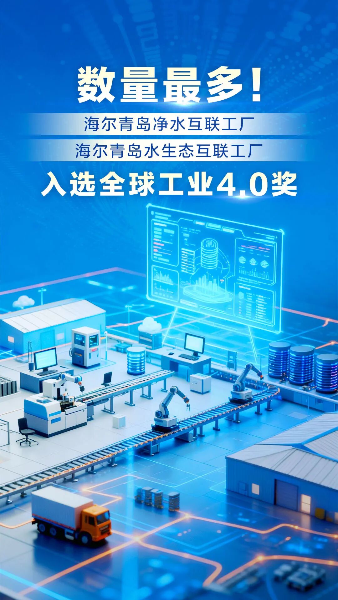 數(shù)量最多！海爾再添兩家工廠入選全球工業(yè)4.0獎 市場調(diào)查揭示智能制造的勝利密碼